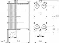 Пластинчатый разборный теплообменник SWEP GL-145N купить на TEPLOOBMENNIC.RU