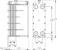 Пластинчатый разборный теплообменник SWEP GX-205S купить на TEPLOOBMENNIC.RU
