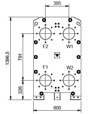 Габаритный чертёж ONDA GT021