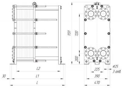 Теплообменник Ридан XGF100-034 | Интернет-магазин TEPLOOBMENNIC.RU