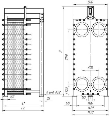 Пластинчатый теплообменник ЭТРА ЭТ-251с | Интернет-магазин TEPLOOBMENNIC.RU